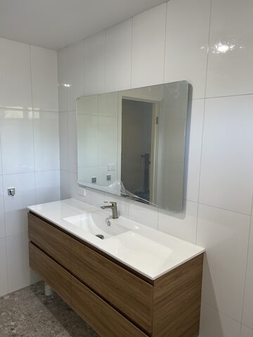 Bathroom lighting and power finished in Mitcham