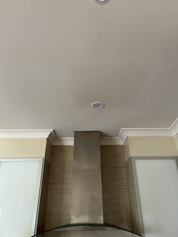 Rangehood installed and wired in Vermont